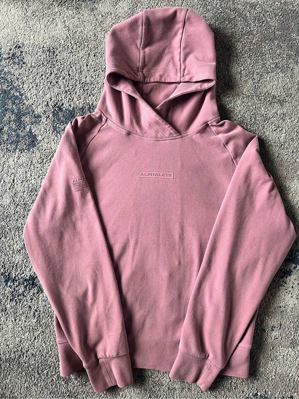 Alphalete Learn More Dream More Be More Pink Hoodie Women’s S